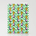 Retro dog cartoon character pattern Stationery Card Gallery Image 2