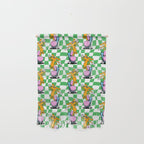 Retro dog cartoon character pattern Wall Hanging Gallery Image 1