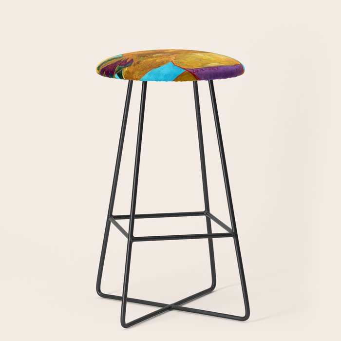 Van Gogh Sunflowers Stool Gallery Image 1