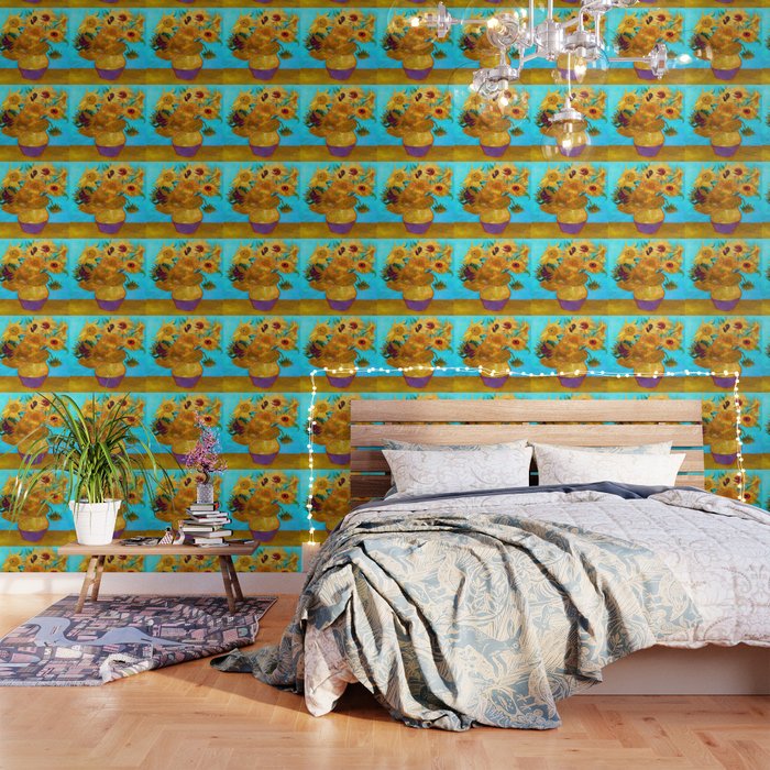 Van Gogh Sunflowers Wallpaper Gallery Image 1
