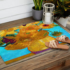Van Gogh Sunflowers Outdoor Rug Gallery Image 2