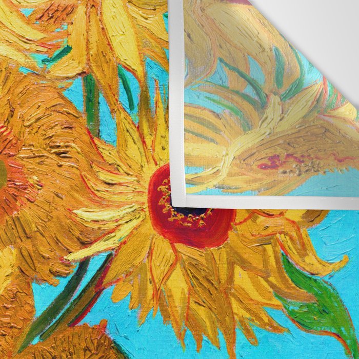 Van Gogh Sunflowers Wall Tapestry Gallery Image 3