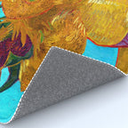 Van Gogh Sunflowers Rug Gallery Image 4