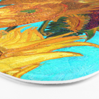 Van Gogh Sunflowers Bath Mat Gallery Image 3