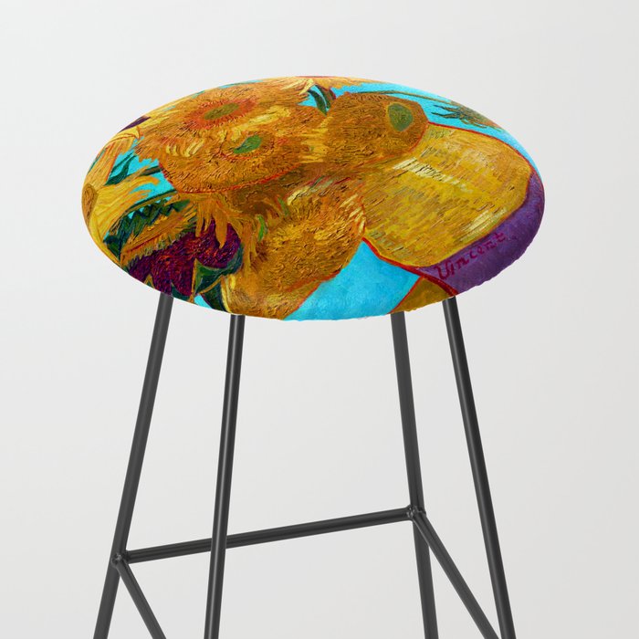 Van Gogh Sunflowers Stool Gallery Image 2