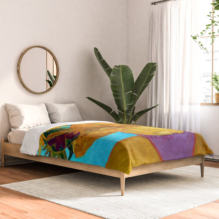 Van Gogh Sunflowers Comforter Gallery Image 2