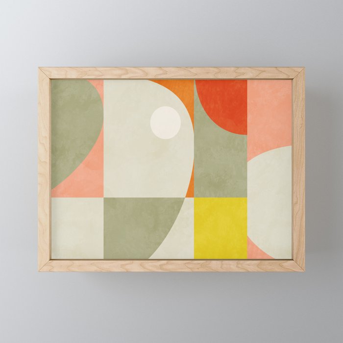 abstraction mid mod Mini Art Print Gallery Image 1