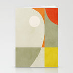 abstraction mid mod Stationery Card Gallery Image 2