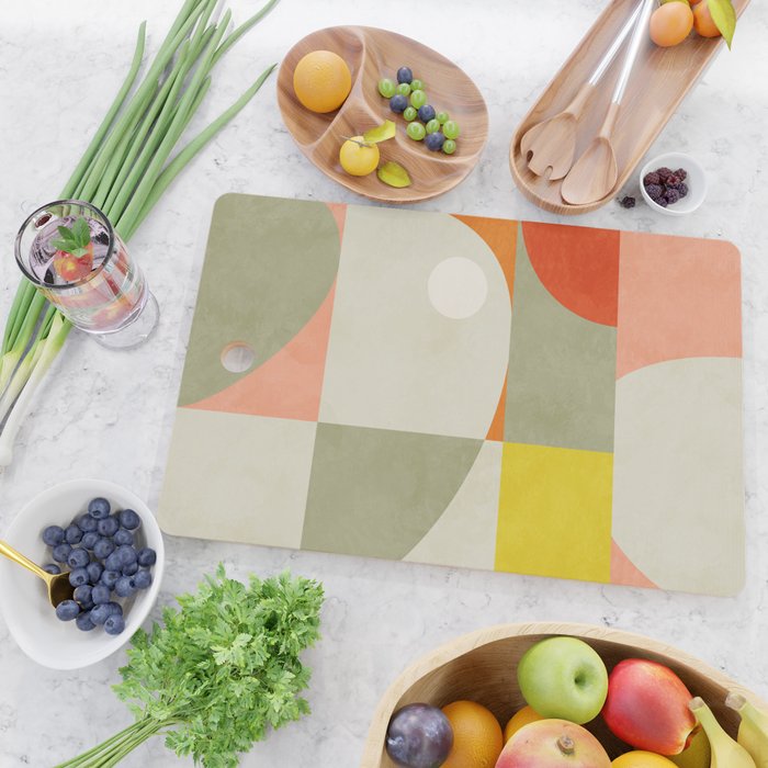 abstraction mid mod Cutting Board Gallery Image 2