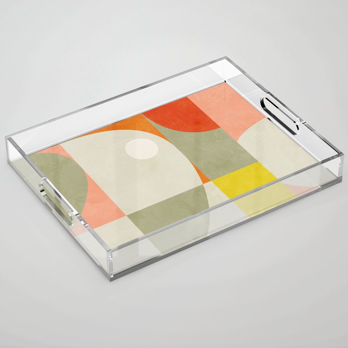 abstraction mid mod Acrylic Tray Gallery Image 1