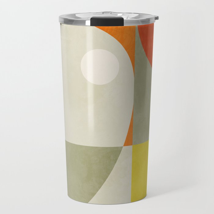 abstraction mid mod Travel Mug Gallery Image 1