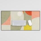 abstraction mid mod Desk Mat Gallery Image 1