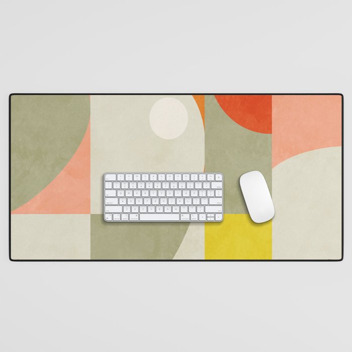 abstraction mid mod Desk Mat Gallery Image 1