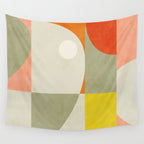 abstraction mid mod Wall Tapestry Gallery Image 4