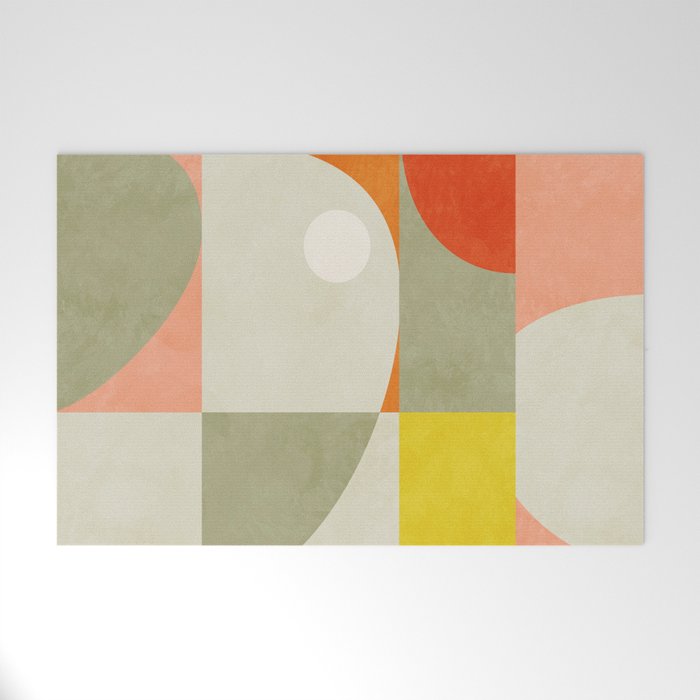 abstraction mid mod Welcome Mat Gallery Image 1