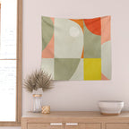 abstraction mid mod Wall Tapestry Gallery Image 2