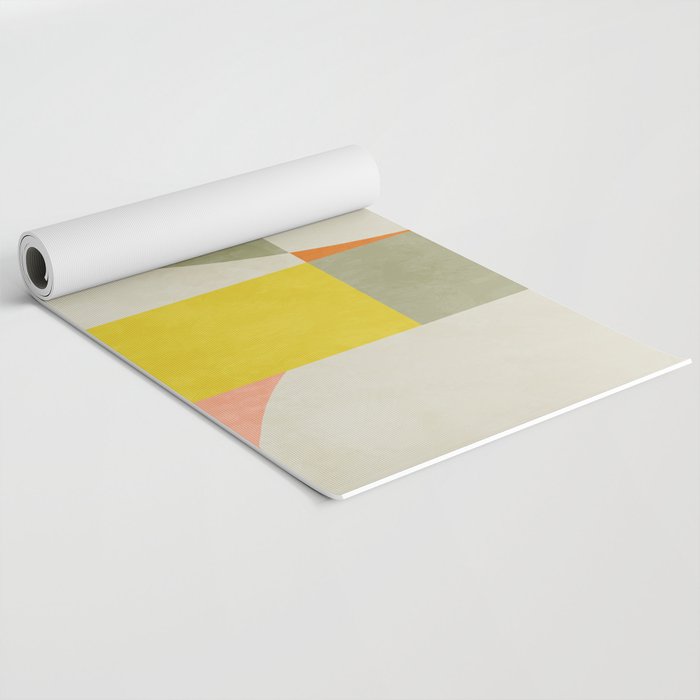 abstraction mid mod Yoga Mat Gallery Image 2