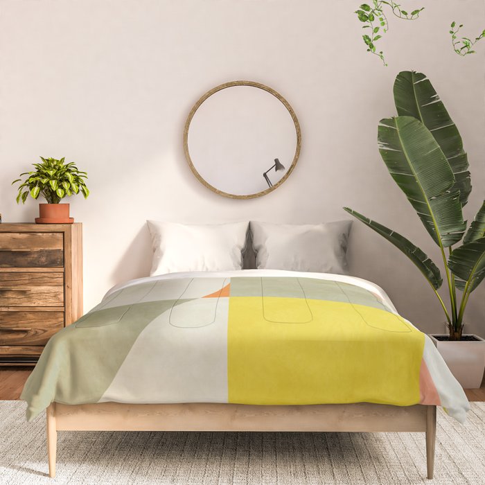 abstraction mid mod Comforter Gallery Image 3