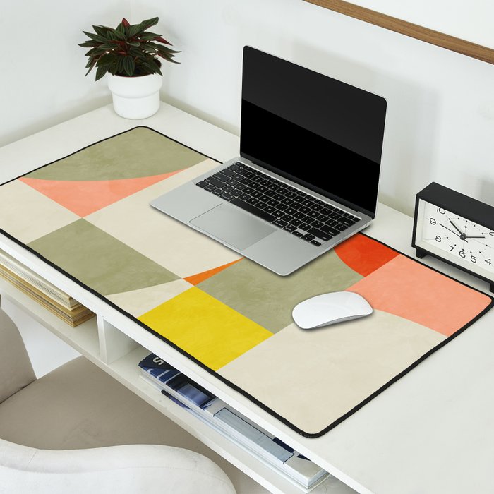 abstraction mid mod Desk Mat Gallery Image 2