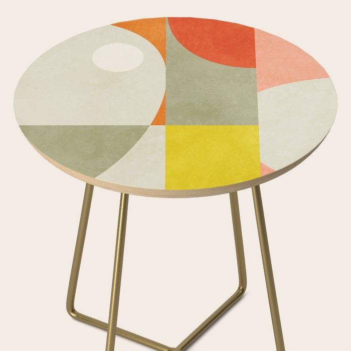 abstraction mid mod Side Table Gallery Image 2