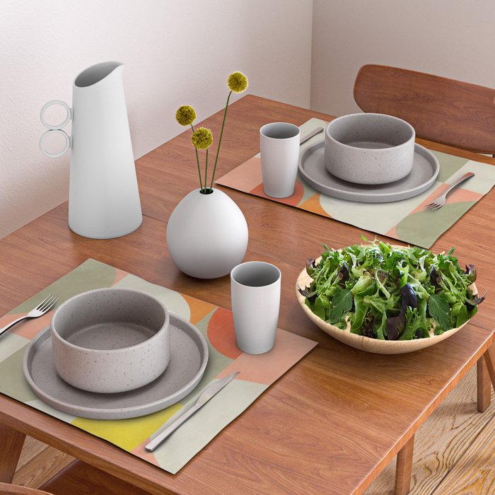 abstraction mid mod Placemat Gallery Image 2