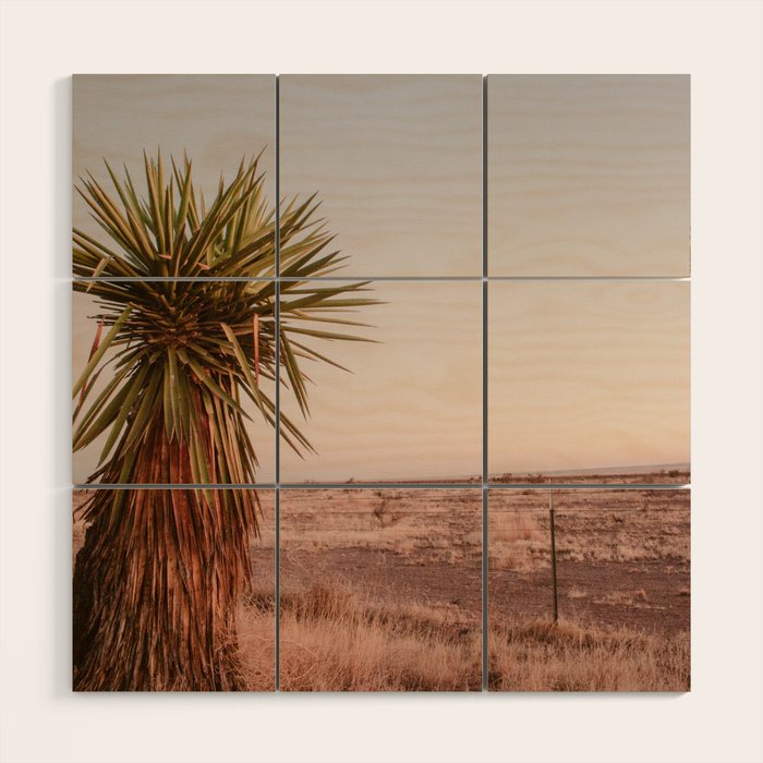 High Desert Sunset Wood Wall Art