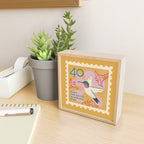 Hummingbird Postage Stamp Mini Art Print Gallery Image 2