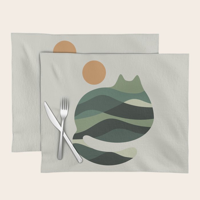 Cat Landscape 122 Placemat Gallery Image 1