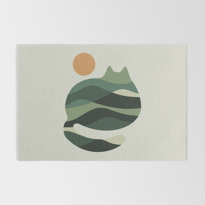 Cat Landscape 122 Rug Gallery Image 2
