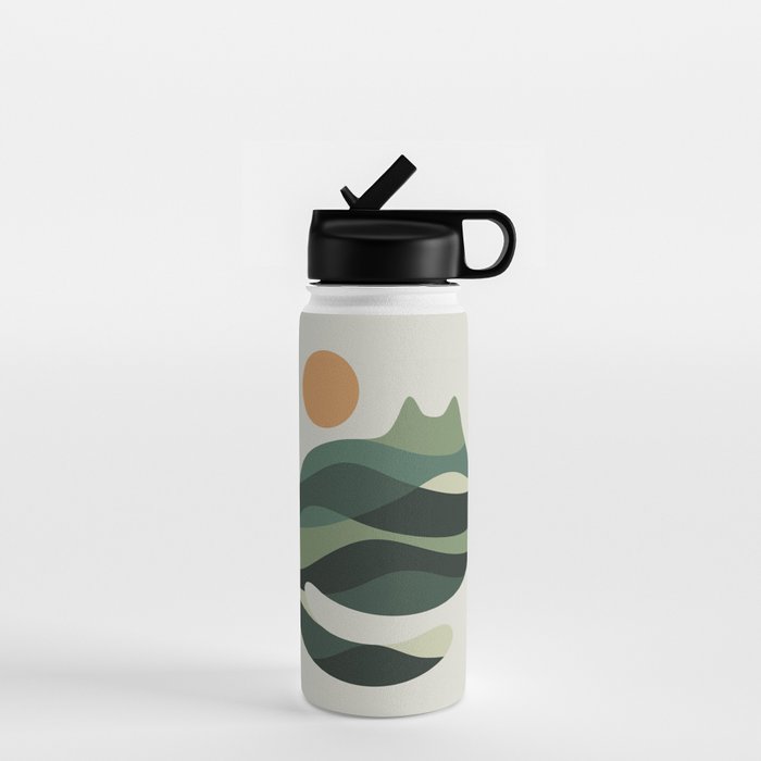 Cat Landscape 122 Water Bottle Gallery Image 1