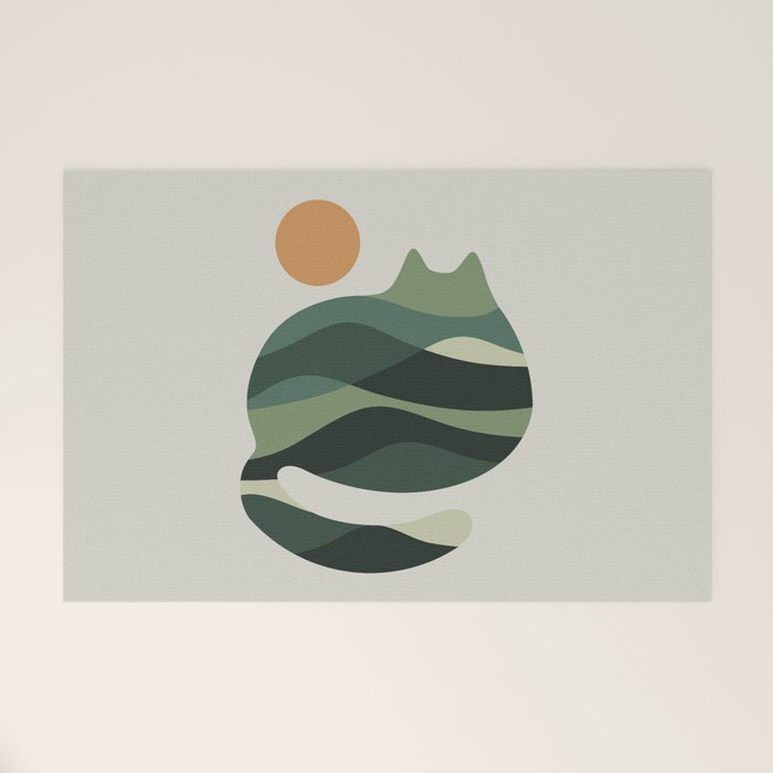 Cat Landscape 122 Welcome Mat Gallery Image 1