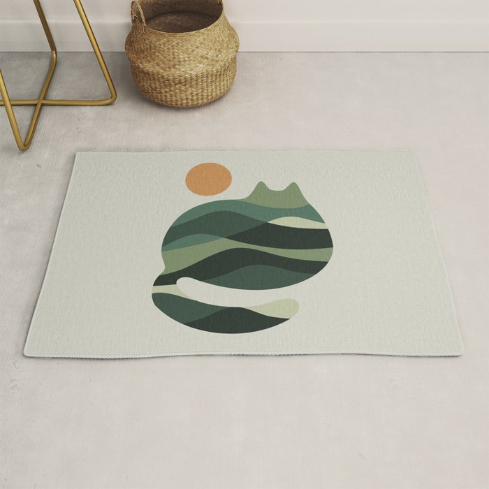 Cat Landscape 122 Rug Gallery Image 1
