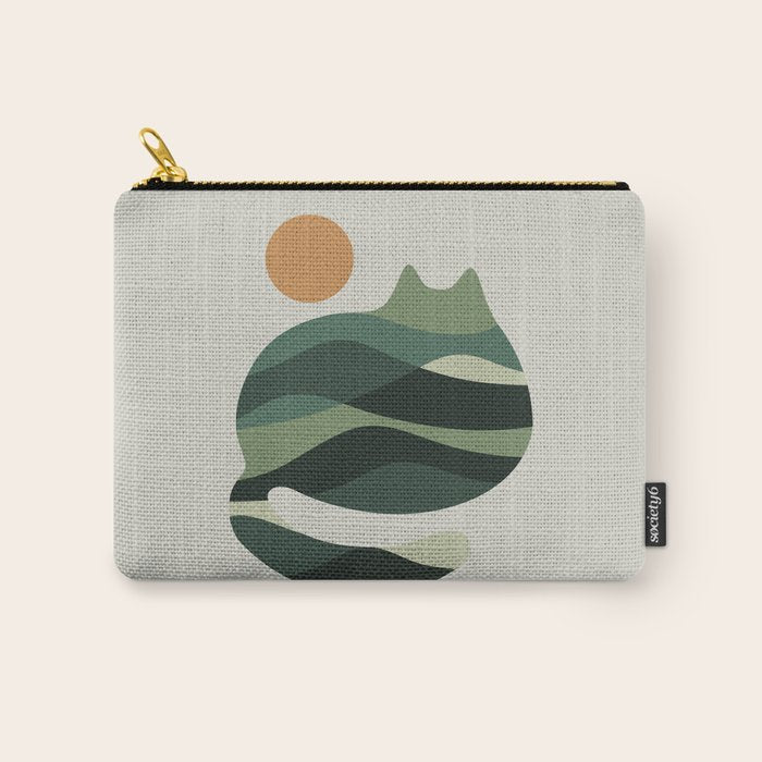 Cat Landscape 122 Carry All Pouch Gallery Image 1