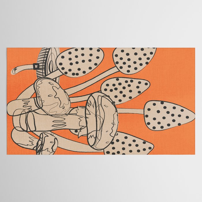 Abstract Mushrooms 2 Tablecloth Gallery Image 2