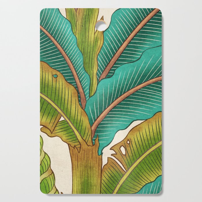 PlantainTree A : Minhwa-Korean traditional/folk art Cutting Board Gallery Image 1
