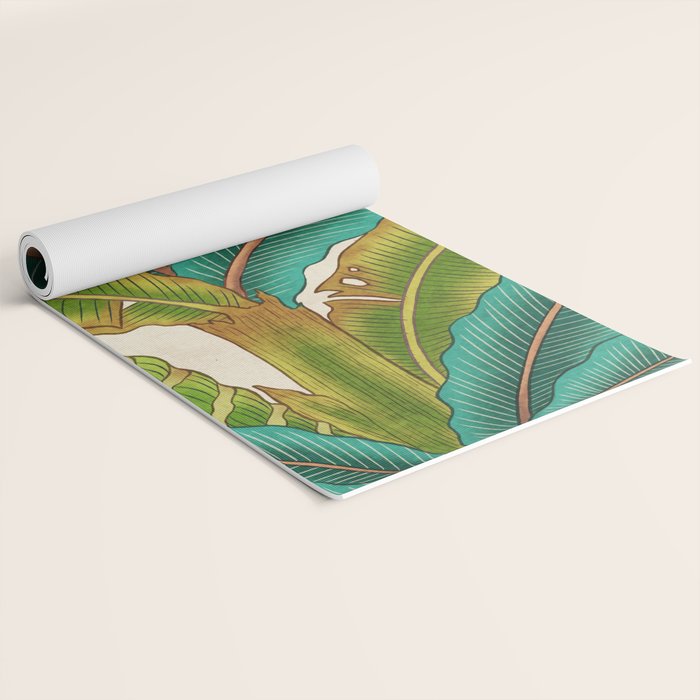 PlantainTree A : Minhwa-Korean traditional/folk art Yoga Mat Gallery Image 2