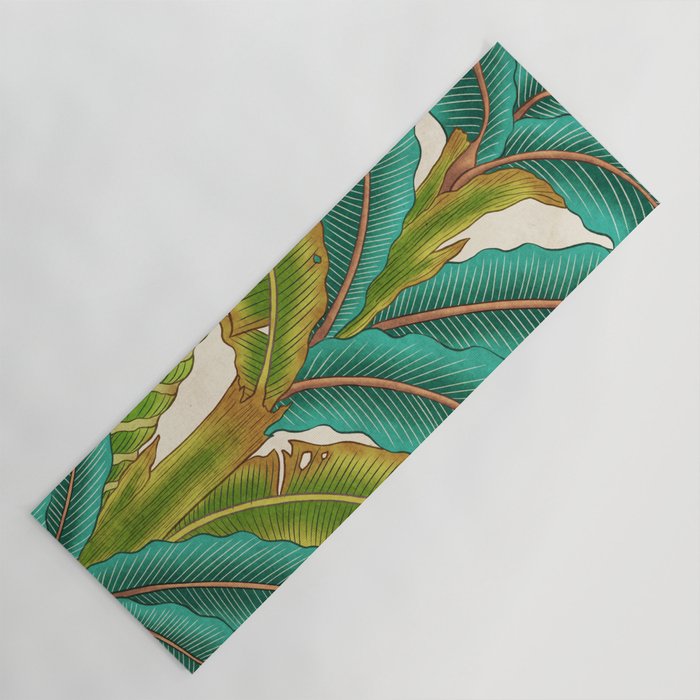 PlantainTree A : Minhwa-Korean traditional/folk art Yoga Mat Gallery Image 1