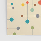 Mid-Century Dots Pattern Poster Gallery Image 3
