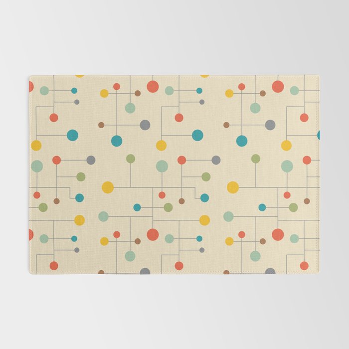 Mid-Century Dots Pattern Rug Gallery Image 2