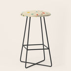 Mid-Century Dots Pattern Stool Gallery Image 1