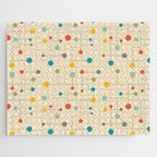 Mid-Century Dots Pattern Jigsaw Puzzle Gallery Image 1
