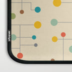 Mid-Century Dots Pattern Laptop Sleeve Gallery Image 3