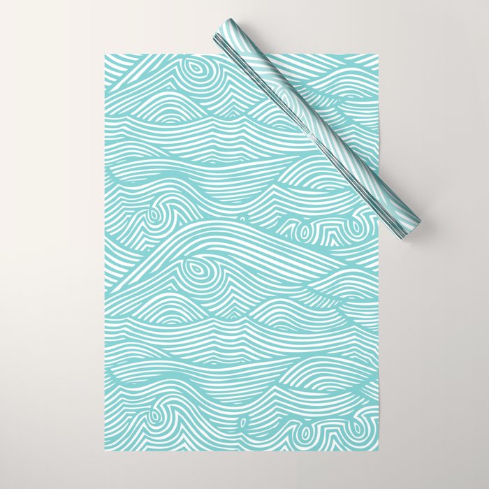 Waves Wrapping Paper Gallery Image 1