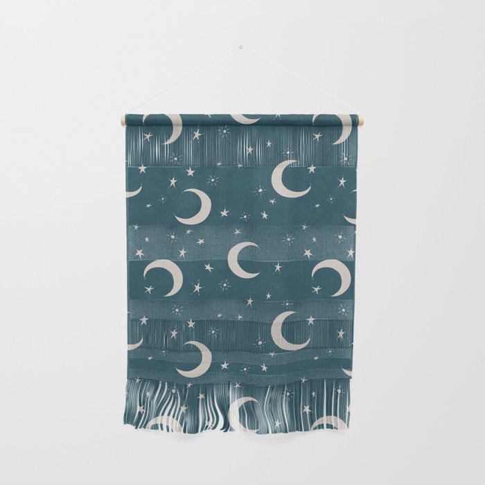 Goodnight Sky - silver moon Wall Hanging Gallery Image 1