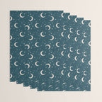 Goodnight Sky - silver moon Wrapping Paper Gallery Image 3