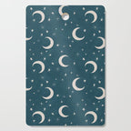 Goodnight Sky - silver moon Cutting Board Gallery Image 1
