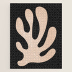 Noir Leaf: Mid Century Modern Matisse Edition Jigsaw Puzzle Gallery Image 1