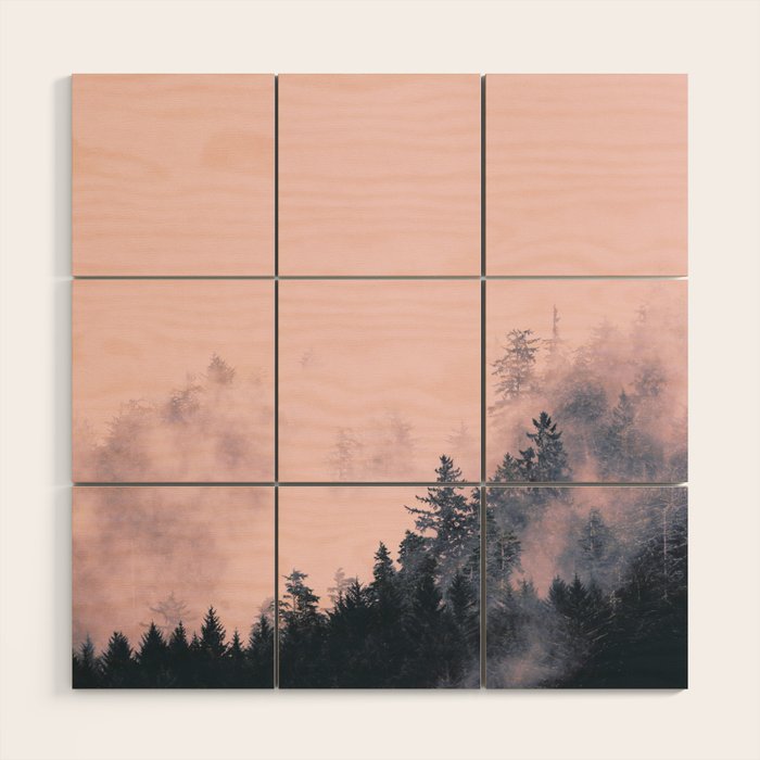Summer In The Mountains Wood Wall Art Gallery Image 1