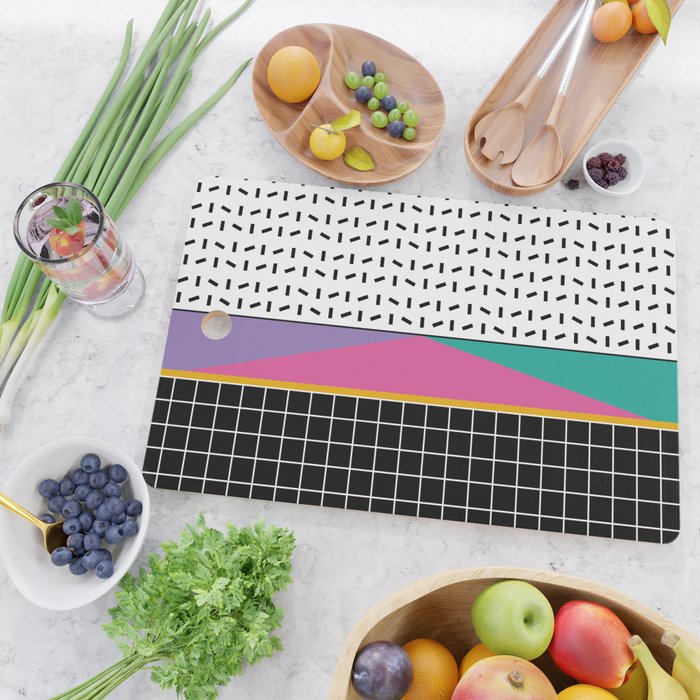 Memphis Pattern 34 / 80s - 90s Retro Cutting Board Gallery Image 2