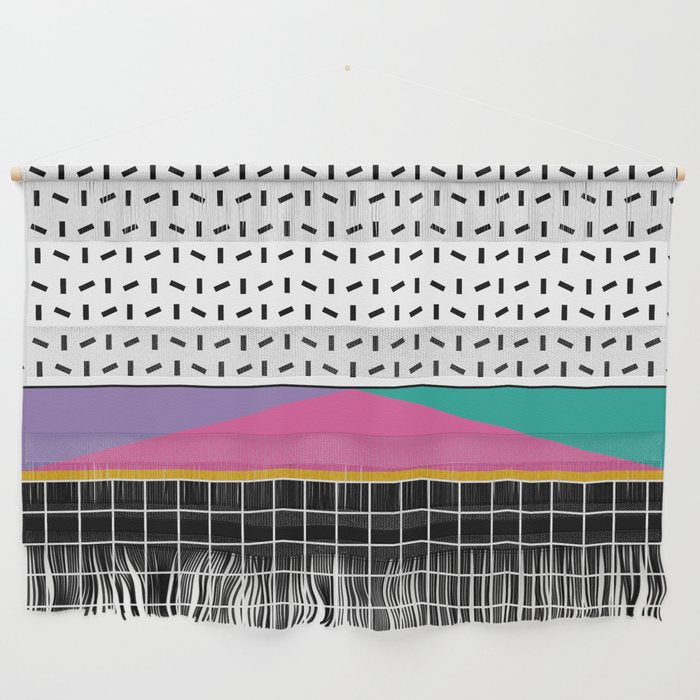 Memphis Pattern 34 / 80s - 90s Retro Wall Hanging Gallery Image 1